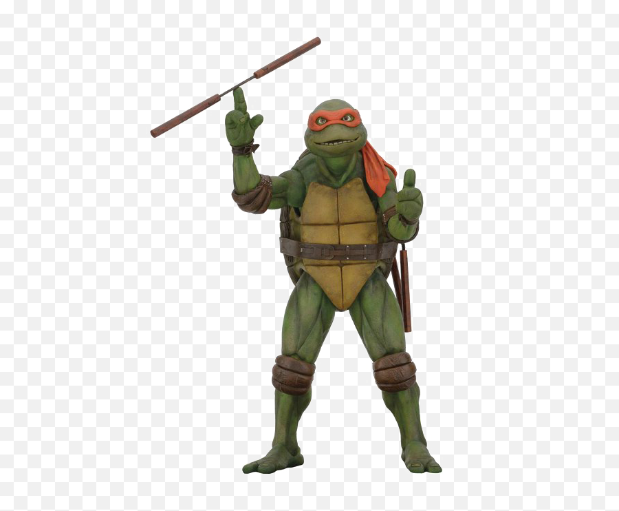 Download Ninja Turtles Png Image Background - Tmnt 1990 Teenage Mutant Ninja Turtles Neca,Michelangelo Png