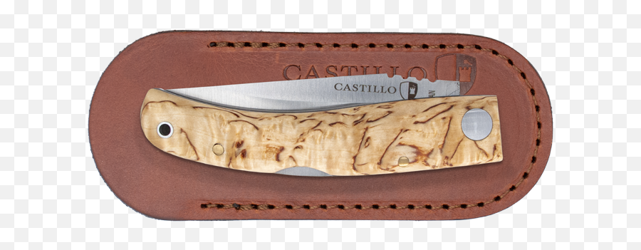 Castillo Navaja Spanish Folding Knife W - Pocketknife Png,Leather Png