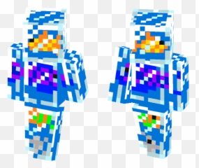 Download The Walking Fish Bowl Minecraft Skin For Free - For png