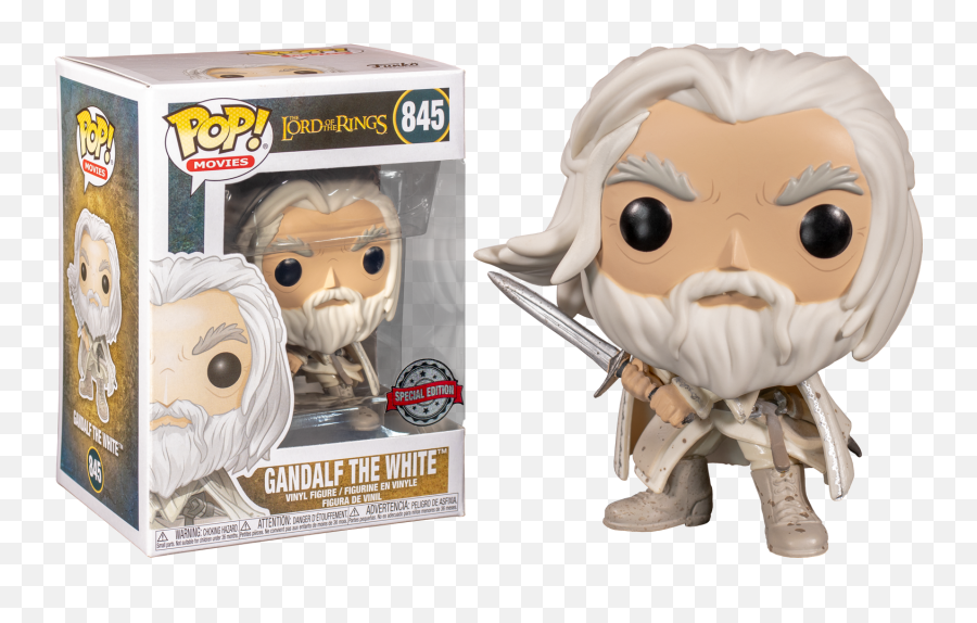 The Lord Of Rings - Gandalf The White With Sword Us Funko Pop Lord Of The Rings Gandalf Png,Gandalf Png