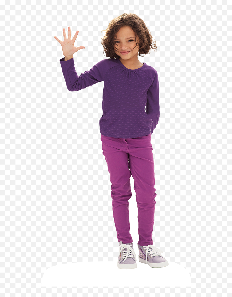 Little Girl Holding Up 5 Fingers - Transparent Little Girl Png,Little Girl Png