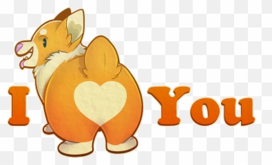 Cartoon Butt Png - Corgibutt Png Transparent,Butt Png