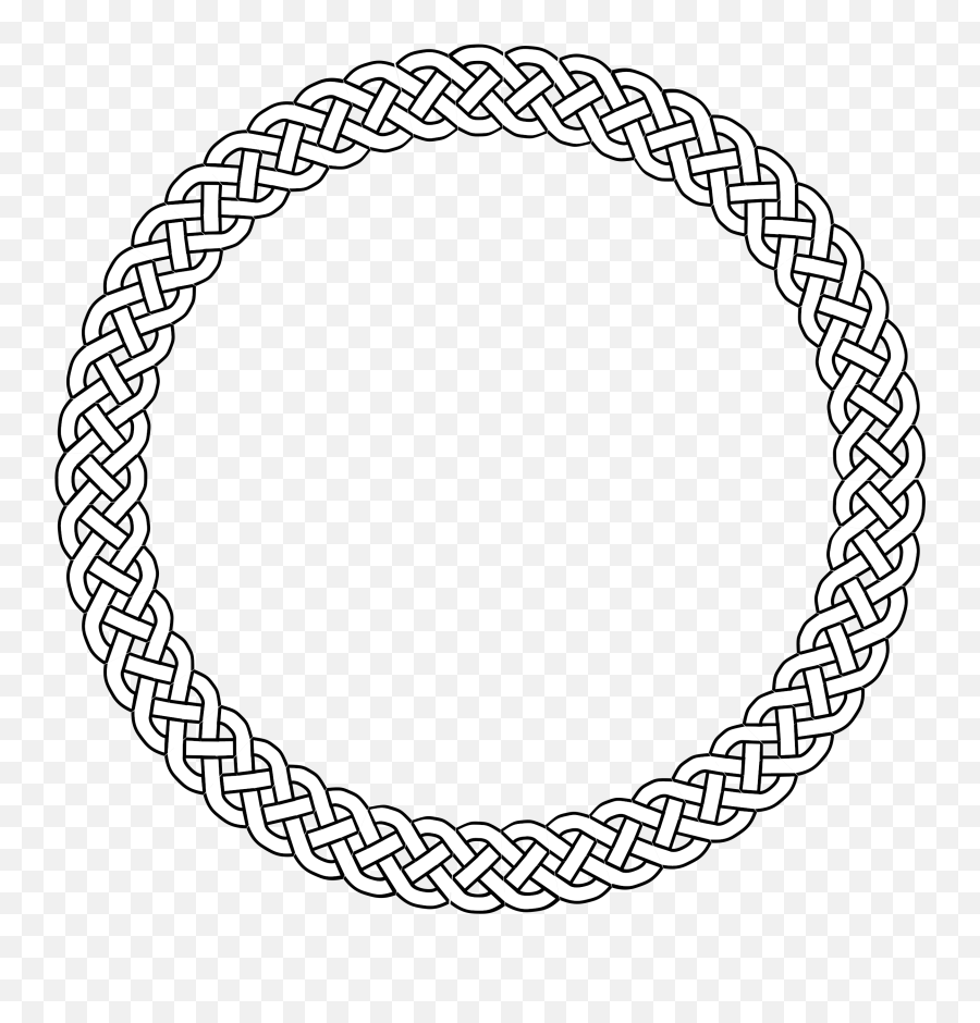 Clipart Circle Borders Transparent - Celtic Knot Circle Vector Png,Circle Border Transparent