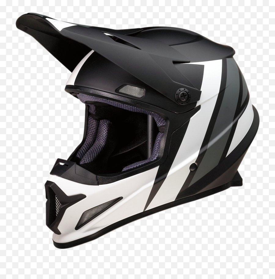 Z1r Rise Off Road Helmet Evac Matte Black White Grey - Z1r Rise Evac Helmet Png,Icon Airframe Visor