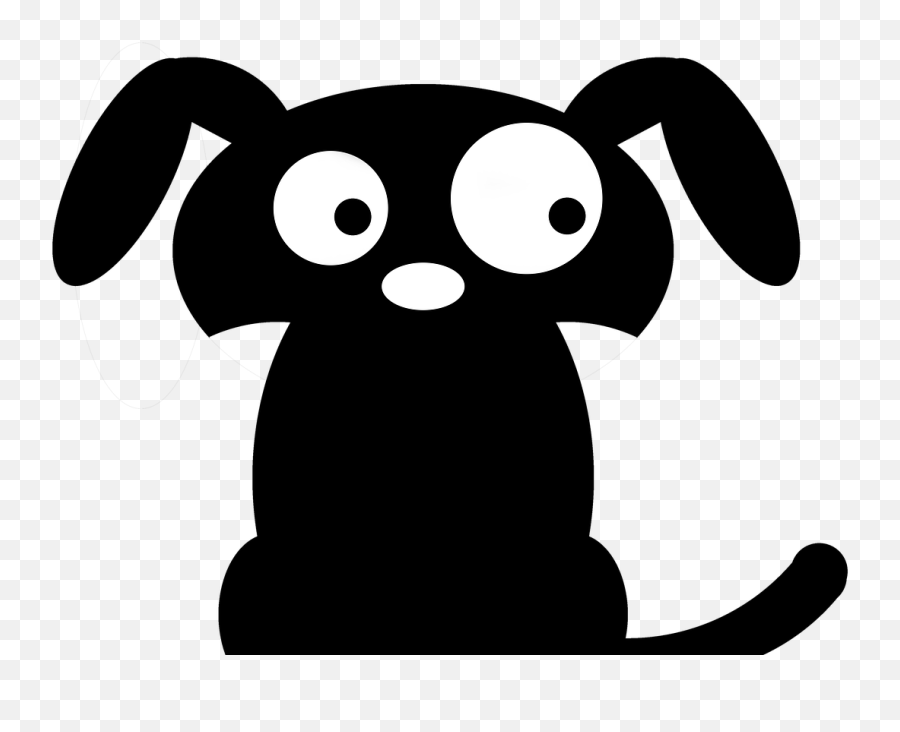 Funnycutesketchartcharacter - Free Image From Needpixcom Funny Dog Silhouette Png,Funny Dog Png