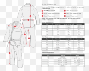How To Use Jiu Jitsu Gi Size Charts - Measure For Jiu Jitsu Gi Png,Hyperfly Icon 2