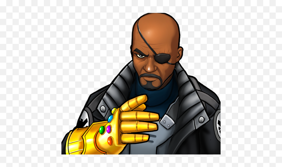 Assuming They Would All Survive Which Avengermcu Be - Nick Fury Infinity Gauntlet Png,Infinity Gauntlet Logo