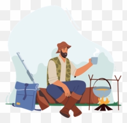 Hunter Icon - Download in Glyph Style Hunting png