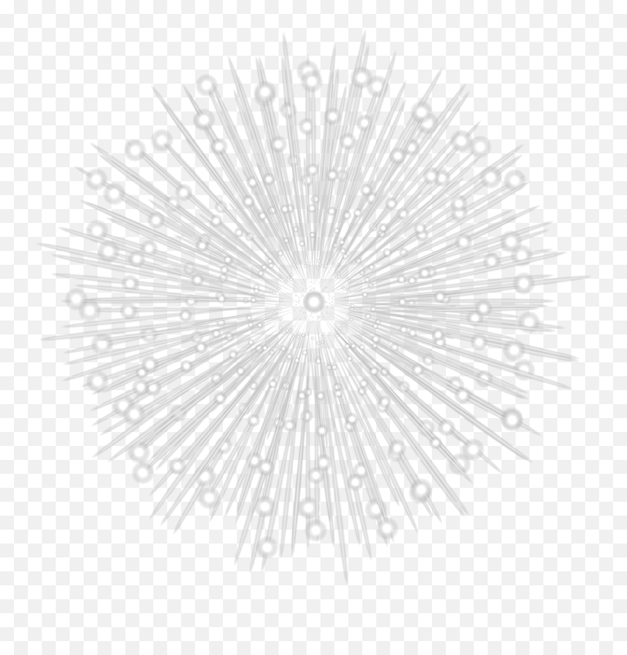 White Fireworks Clipart Png - Circle,Firework Png