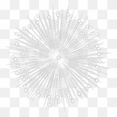 White Fireworks Clipart Png - Circle