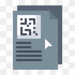 Barcode Business Contract Document Paper Qr Writing - Vertical png