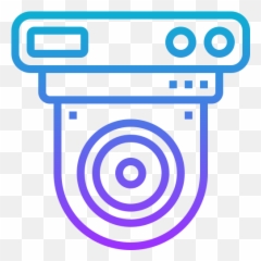 Cctv Camera Icon From Home Security Pack Style - Gradient png
