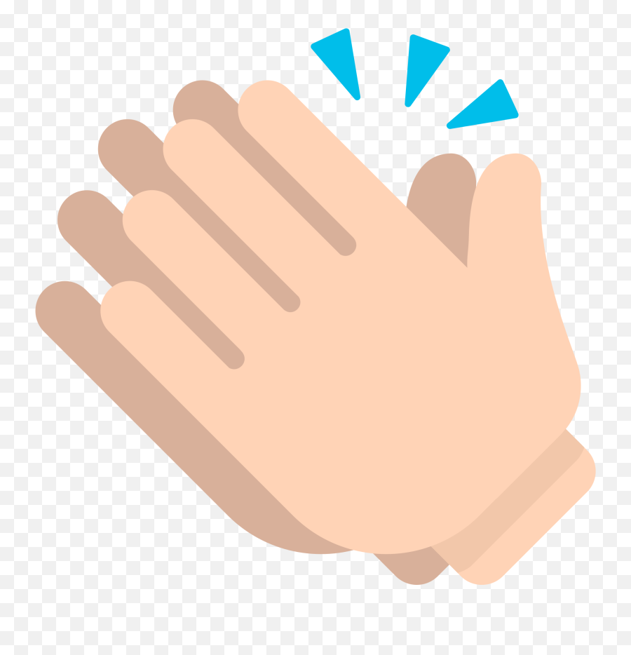 Clapping Hands Emoji Png Image All - Clapping Emoji With Black Background,Hand Emoji Png