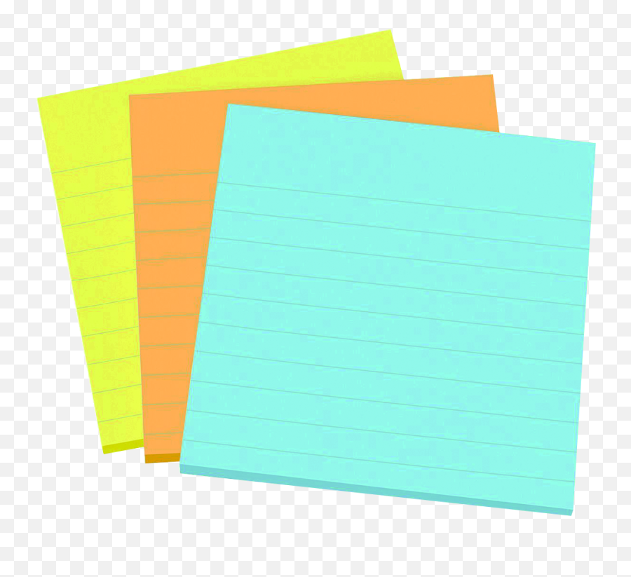 Post It Notes Clipart - Transparent Sticky Note Pad Png,Post It Notes Png