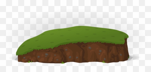 Grass Clipart Hill - Mud And Cartoon png