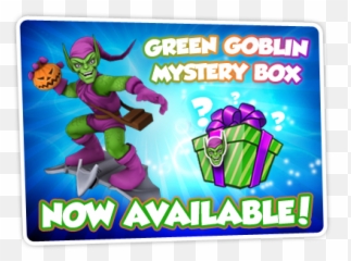 Super Hero Squad Online Guide Green Goblinu0027s Mystery Box - Clip Art Png,Green Goblin Png