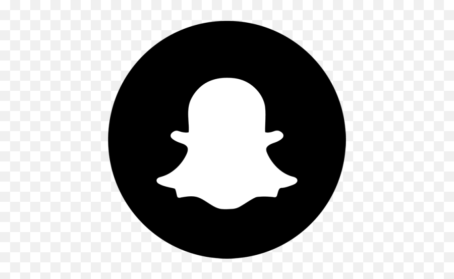 Snapchat Logo Png - Snapchat Black And White Icon,Snapchat Logo Png