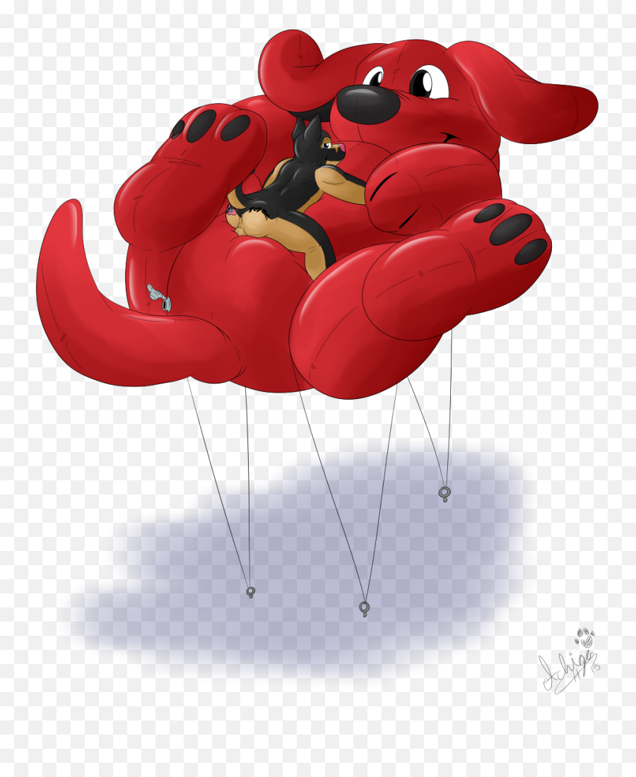 Download Hd Com Clifford The Big Red Balloon - Balloon Clifford Balloon Png,Red Balloon Png