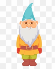 Gnome Clip Art Free Transparent - Transparent Garden Gnome Clipart Png,Gnome Transparent