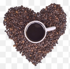 Coffee Png Transparent Images - Beans Heart