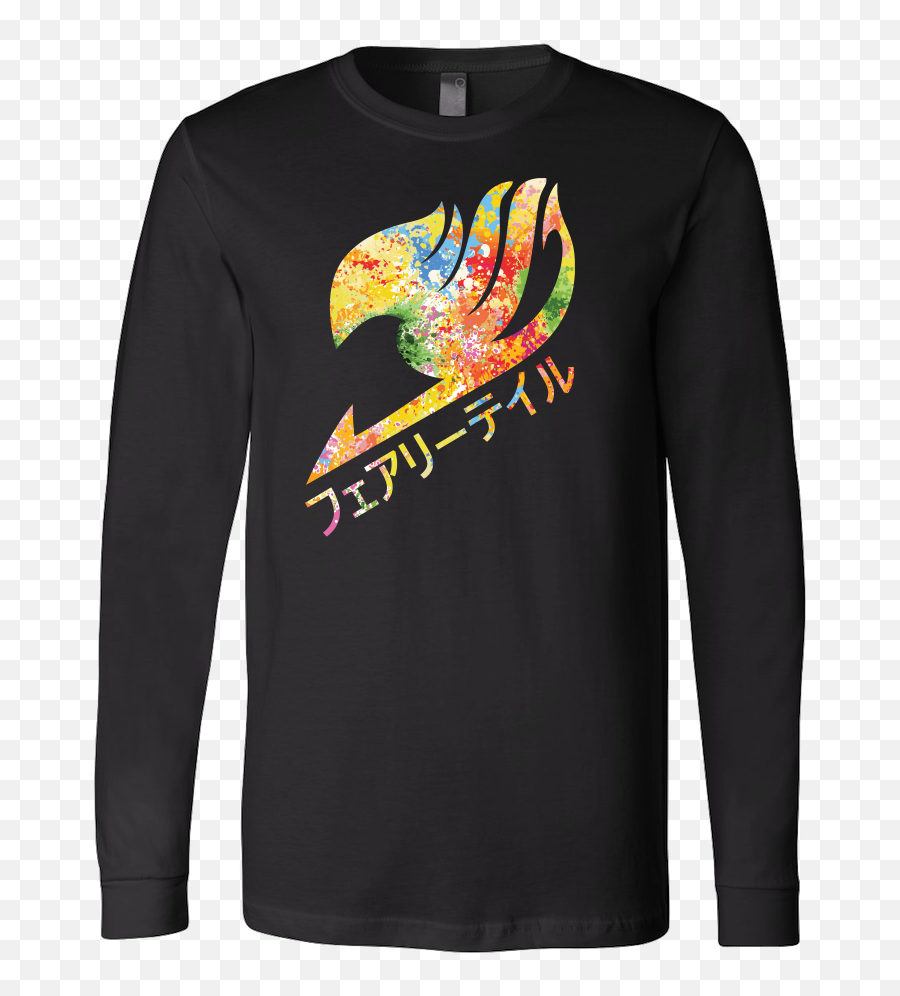 Fairy Tail - Fairy Tail Logo Unisex Long Sleeve T Shirt Tl00852ls Fairy Tail Png,Fairy Tail Logo Png