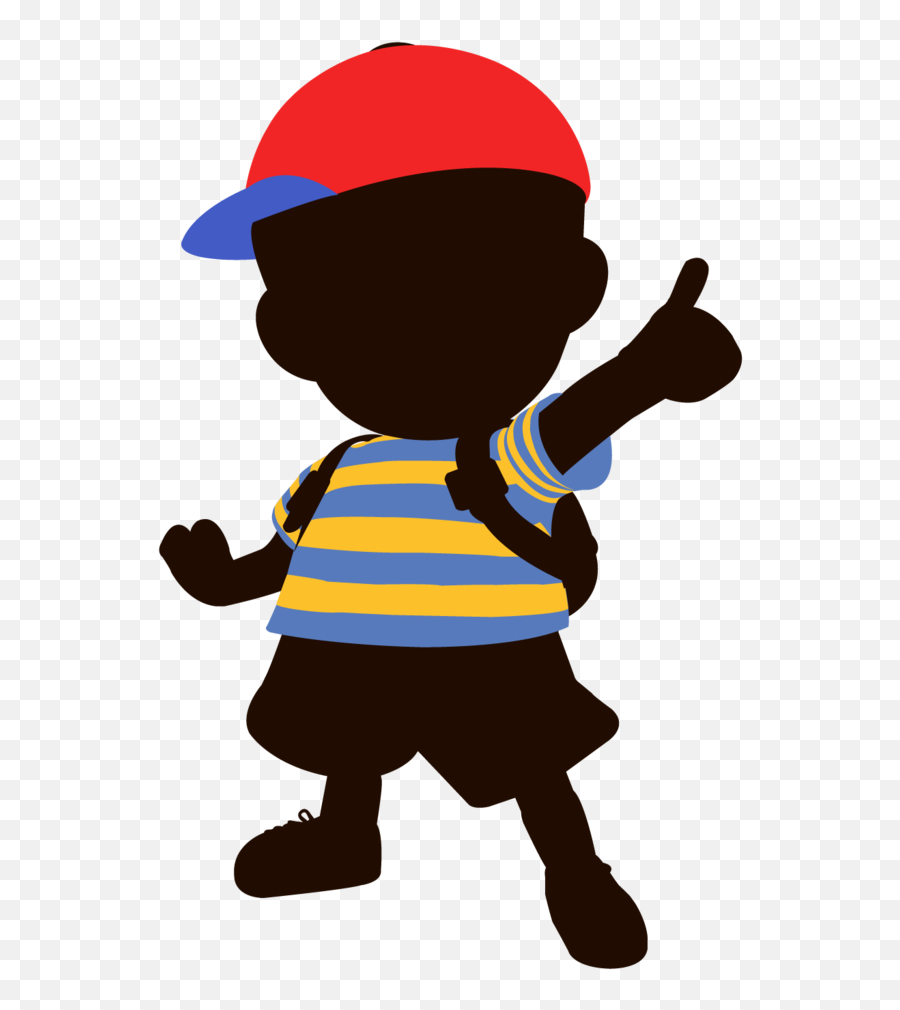 Ness Mr Saturn Alt - Smash Bros Character Silhouettes Png,Ness Png