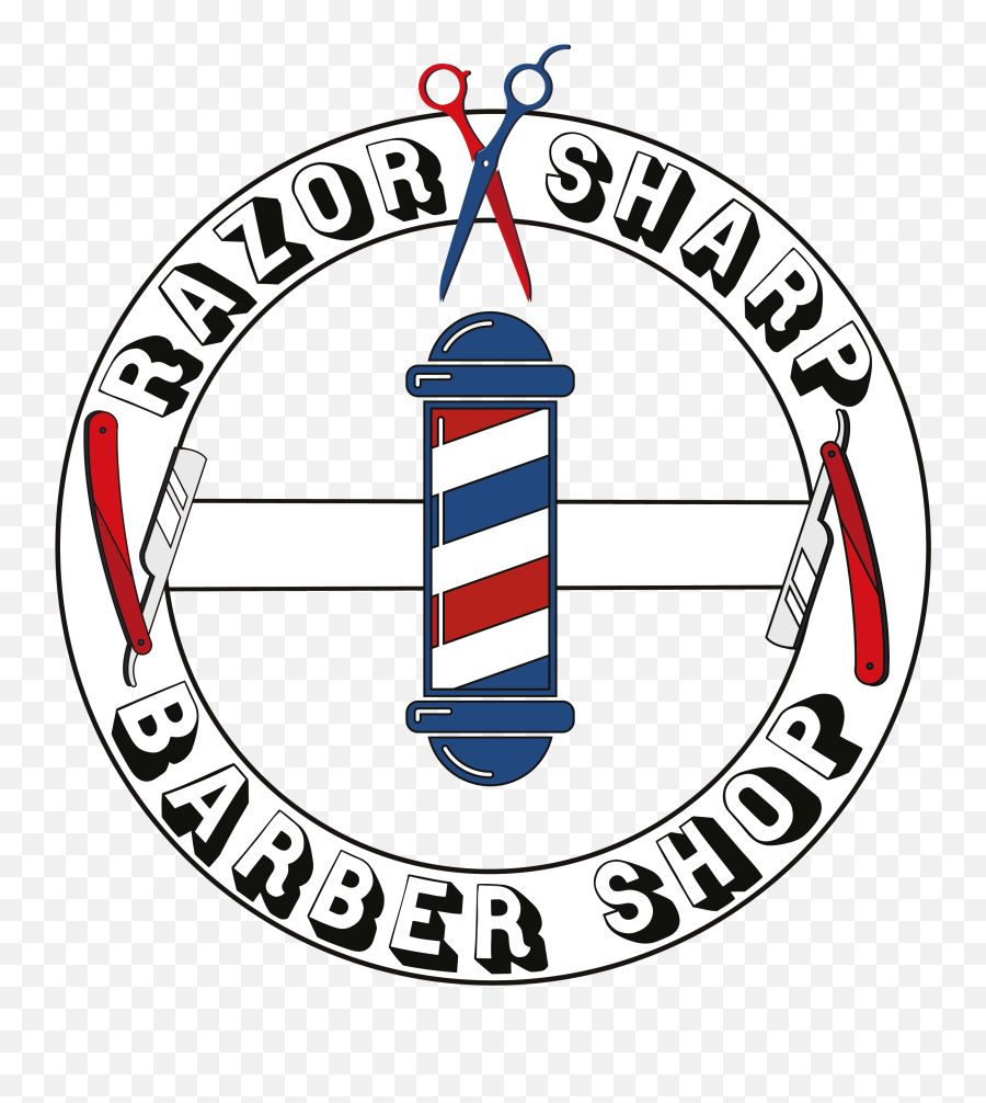Hd Png Download - Circle,Barbershop Logo
