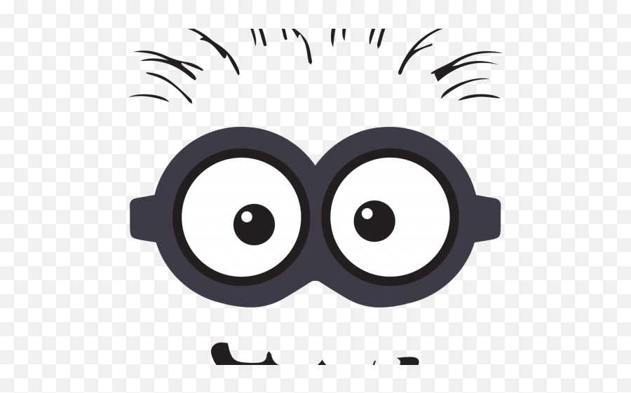 Download Glimpse Clipart Cartoon Eye - Minion Silhouette Minion Face Png,Eye Clipart Transparent
