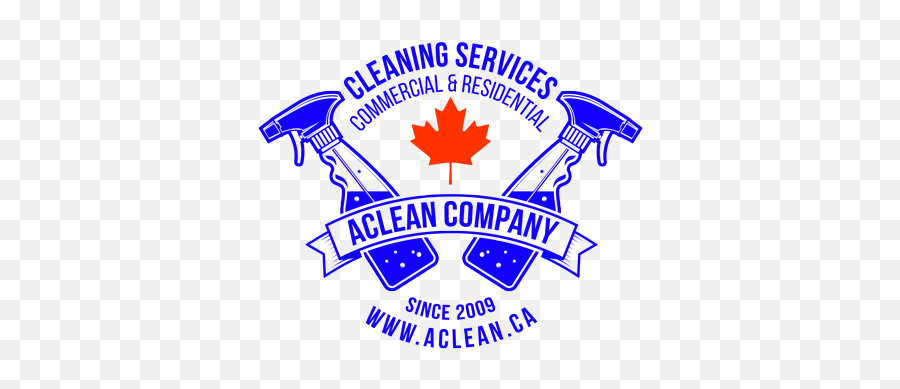 Aclean Cleaning Company U2013 Residential U0026 Commercial - Emblem Png,Cleaning Service Logos
