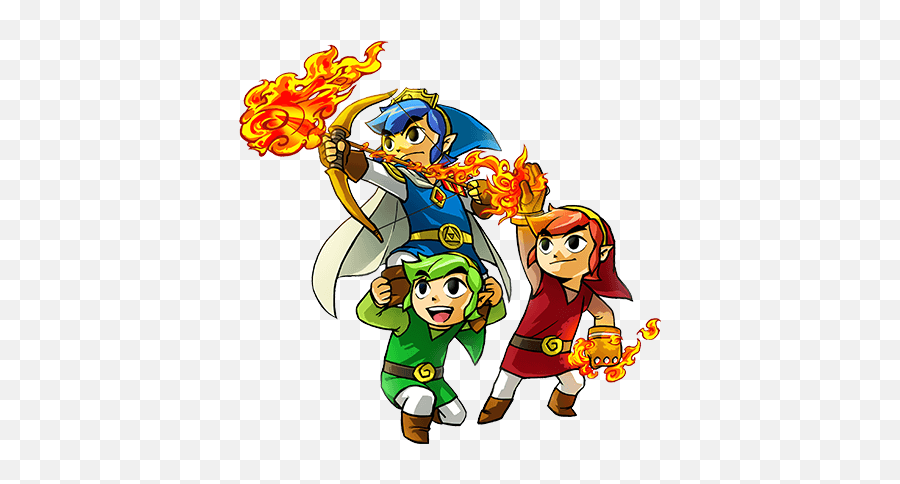 The Legend Of Zelda Tri Force Heroes - Legend Of Zelda Tri Force Heroes Logo Png,Zelda Triforce Png