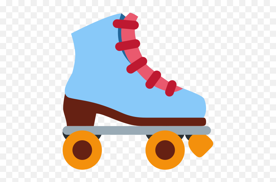 Roller Skate Emoji - Emoji Patin Png,Roller Skates Png