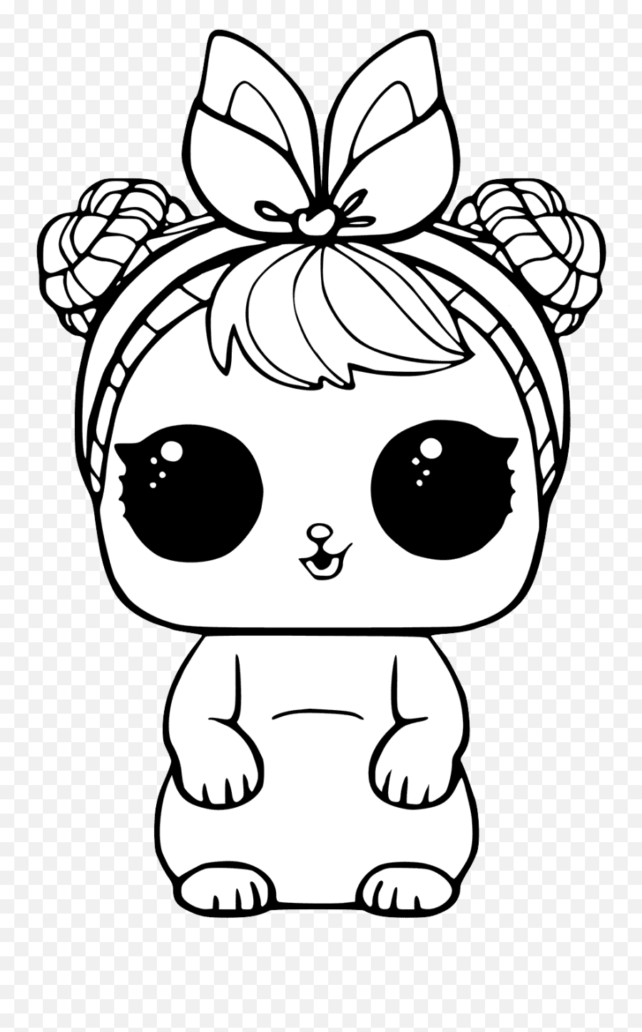 Lol Surprise Doll Png - Lol Pet Colouring Pages,Lol Dolls Png