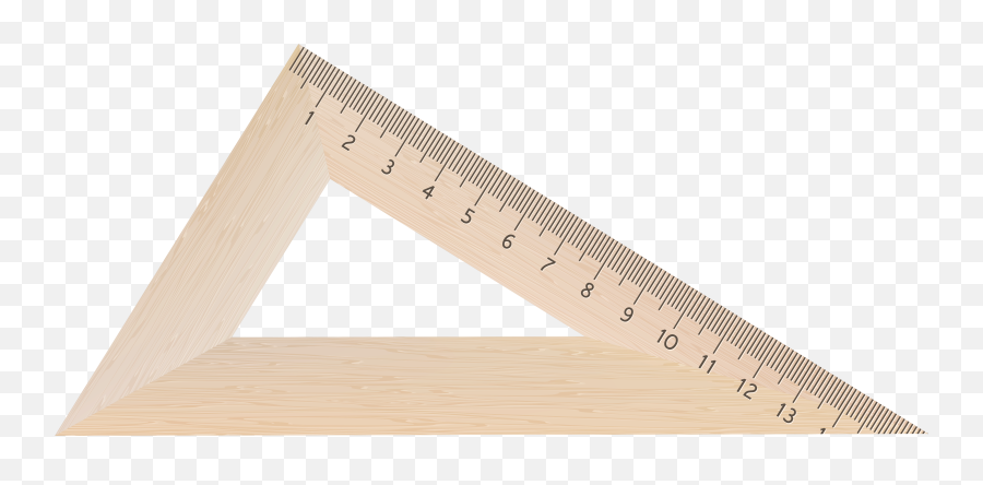 Wooden Ruler Png Picture - Png Triangle Ruler,Ruler Png