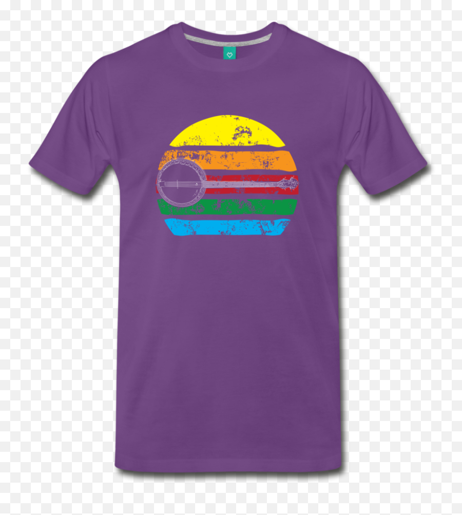 Menu0027s Faded Banjo Rainbow T - Shirt Filipino T Shirt Designs Png,Banjo Png