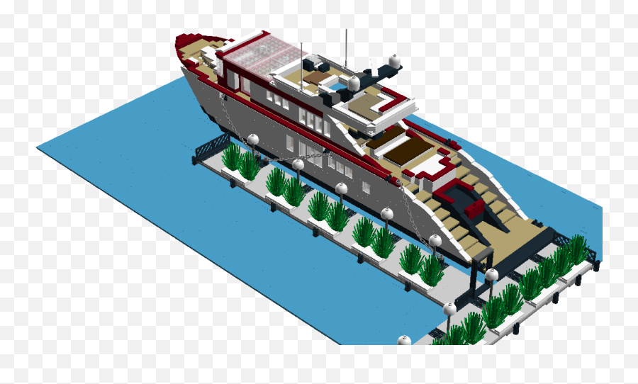 Lego Luxury Yacht - Lego Yacht Png,Yacht Png