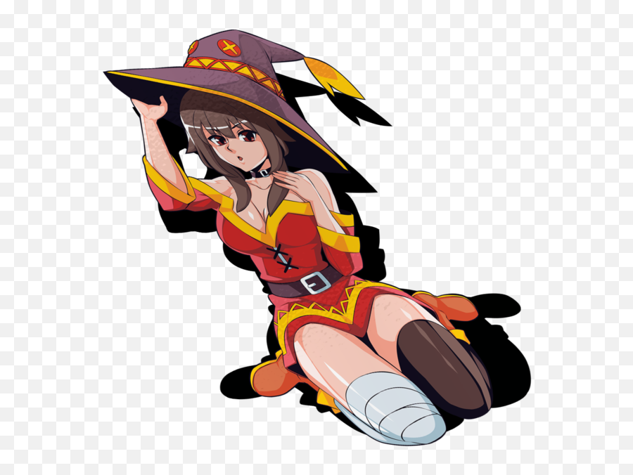 Megumin Waifu Sticker - Whatsapp Stickers Megumin Png,Megumin Png