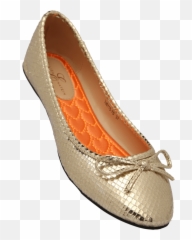 Download Womens Casual Slipon Ballerina Shoe - Ballet Flat Round Toe Png,Ballet Shoes Png