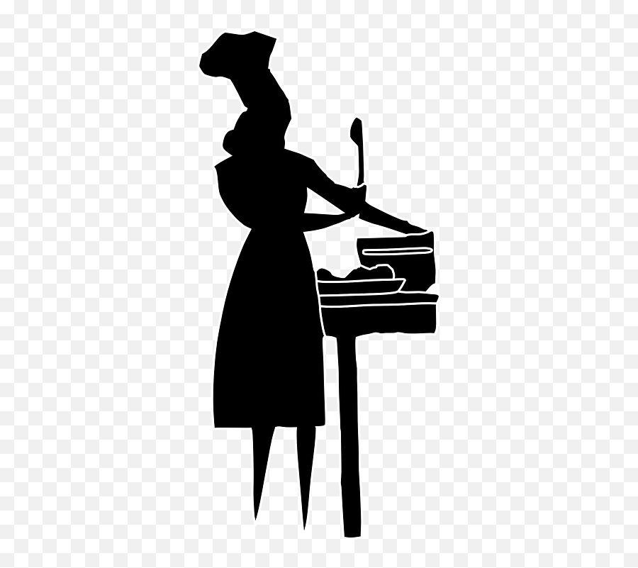 Cooking Woman Lady - Silhouette Of Woman Cooking Png,Cooking Png