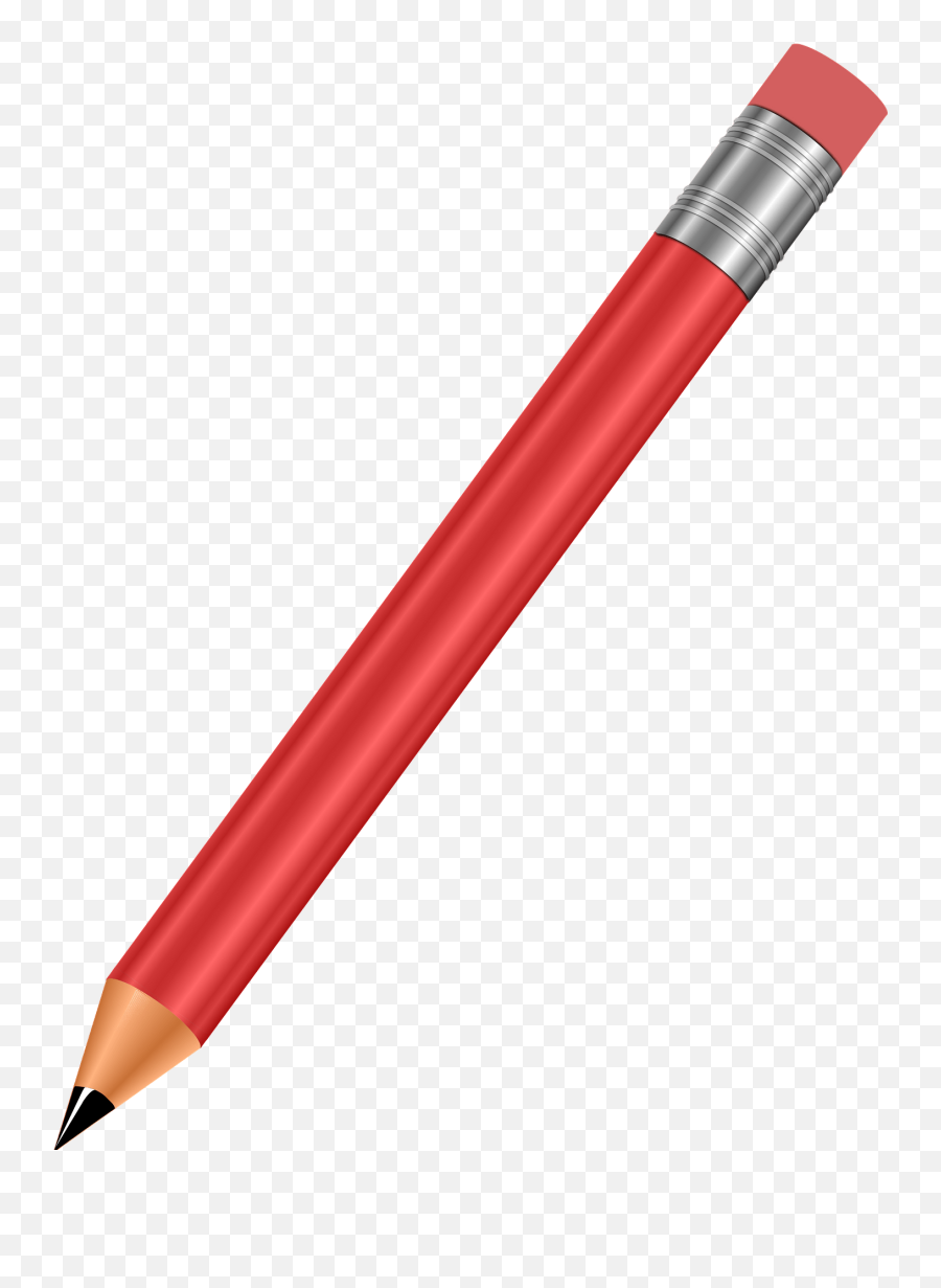 Red Pencil Clipart Free Download Transparent Png Creazilla - Clipart On Red Color Pencil,Lapiz Png