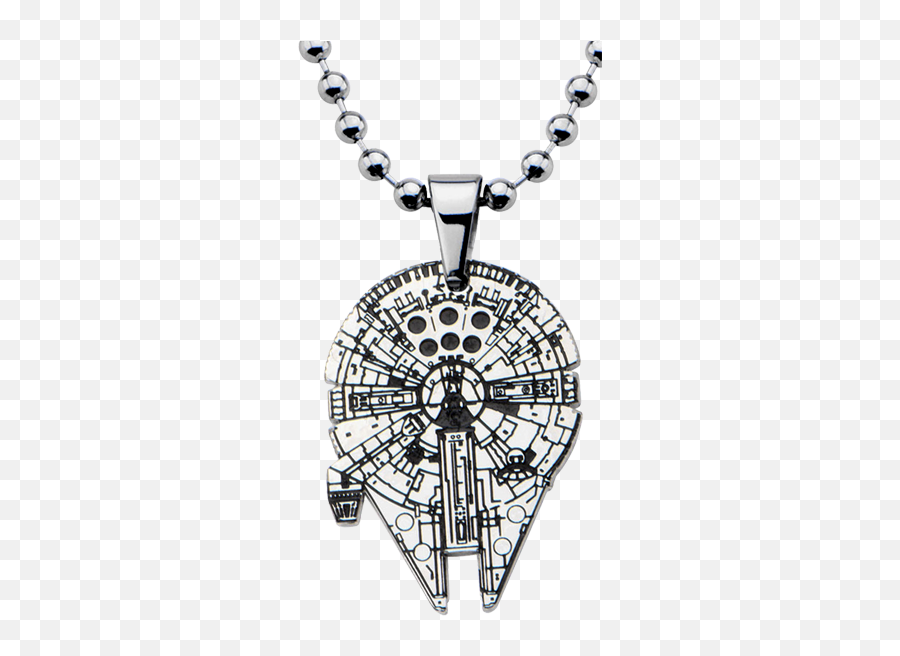 Star Wars - Millennium Falcon Pendant Necklace Necklace Png,Millennium Falcon Png
