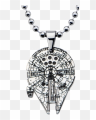 Star Wars - Millennium Falcon Pendant Necklace Necklace Png,Millennium Falcon Png
