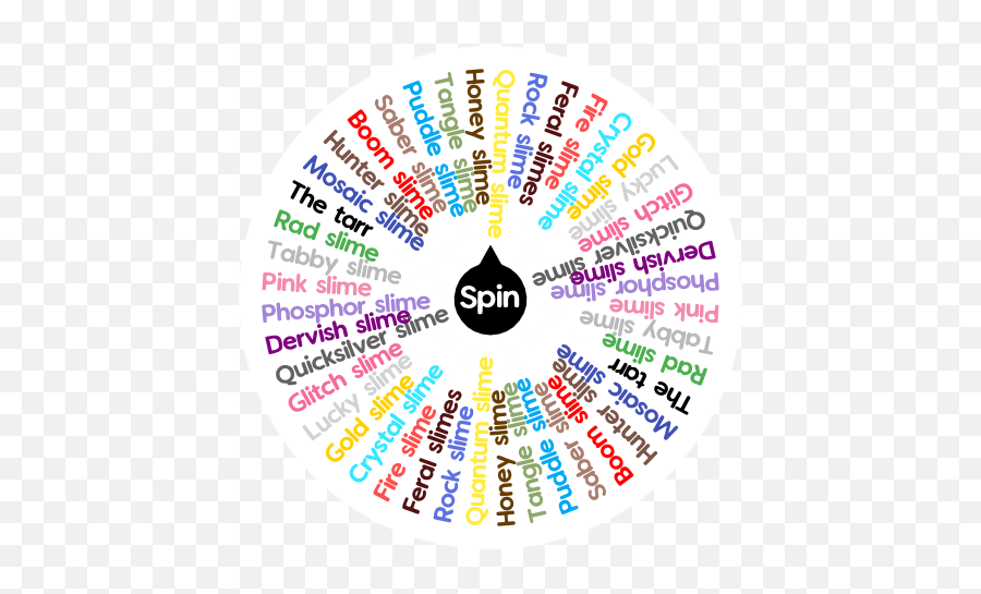 What Slime Rancher Are You Spin The Wheel App - Crystal Dervish Slime Slime Rancher Png,Slime Rancher Logo