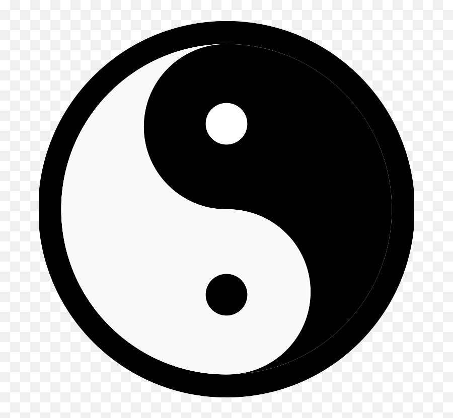 Yin Yang Classic Black And White Symbol Transparent Png - Vector Yin Yang Icon,Yin Yang Symbol Png
