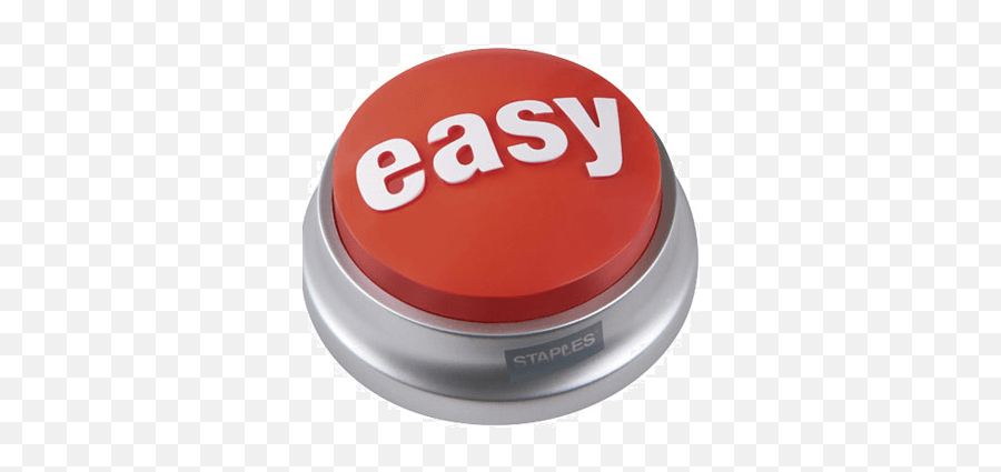 Easy Button - Portable Png,Easy Button Png