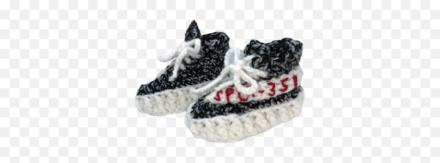 Zebra Yzy Infant Baby Sneakers Crochet Boy Girl - Baby Toddler Shoe Png,Baby Shoes Png