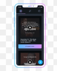 Headliner Turns Podcasts Into Shareable Videos To Crack The - Smartphone Png,Transparent Crack