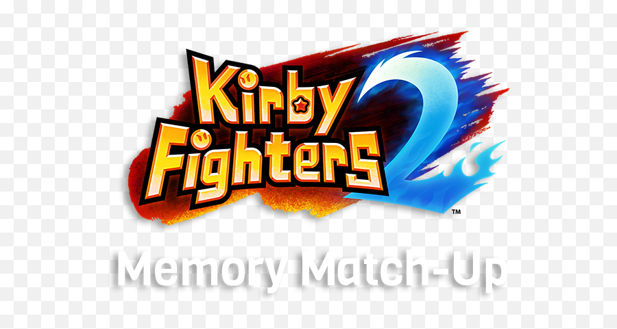 Kirby Fighters 2 Memory Match - Horizontal Png,Kirby Logo Png