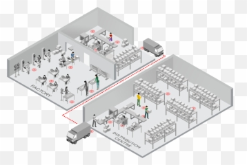 Rfid Warehouse Inventory Management - Detego Inwarehouse Plan Png,Warehouse Png