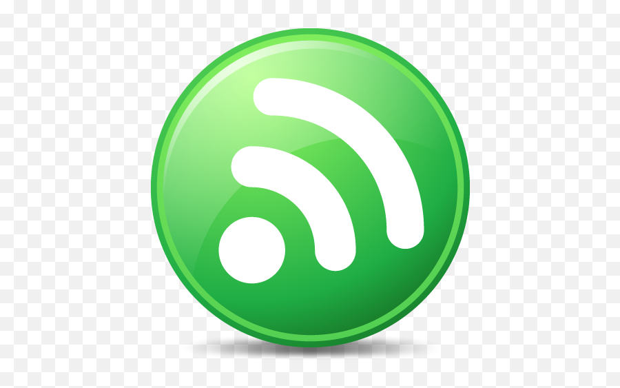 Rss Subscribe Green Feed Icon - Rss Feed Logo In Green Png,Rss Feeds Icon