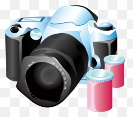 Free Clip Art Camera Icons By Vectorsme - Dslr Cameras Clipart png